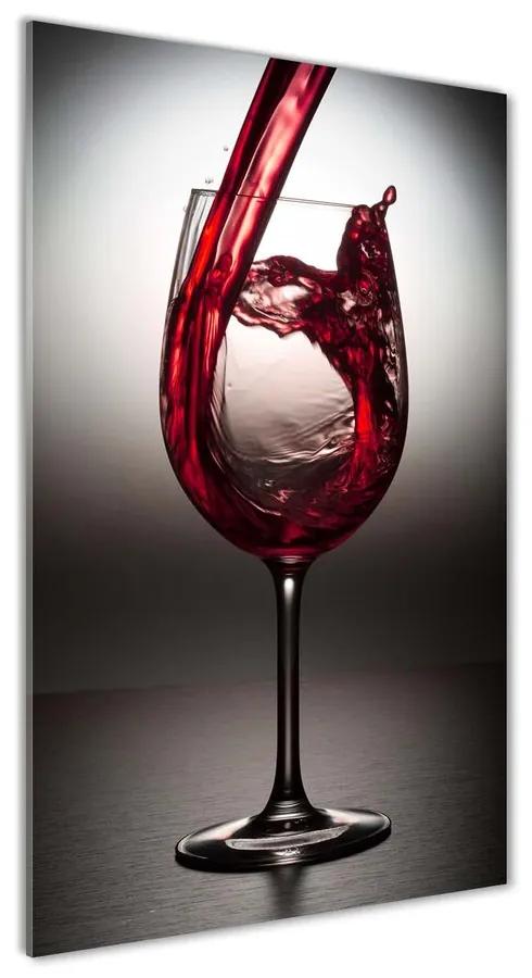 Tablou acrilic Vin rosu