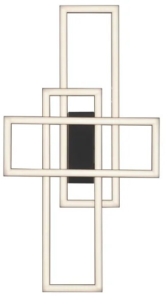 Leuchten Direkt 14697-18 - Plafonieră LED dimabilă IVEN LED/24W/230V