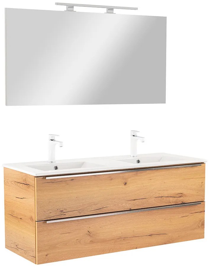 Mobilier complet de baie Vario Trim 120 stejar-stejar