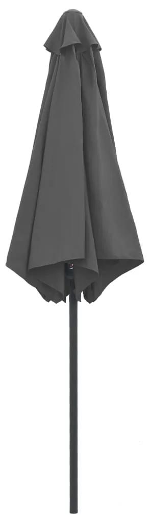 Umbrela de soare cu stalp aluminiu, antracit, 270 x 246 cm Antracit