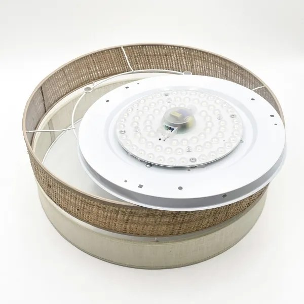 Plafonieră LED SIRJA BOHO LED/36W/230V Ø 45 cm bej/crem