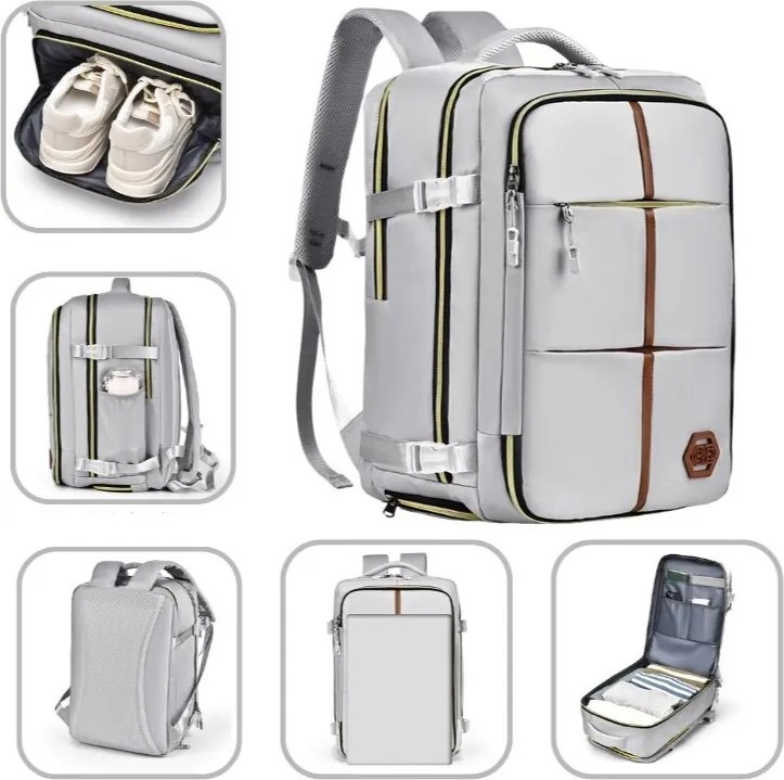 Rucsac impermeabil pentru școală, călătorie și sport Gri