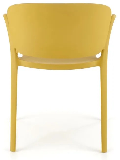 Scaun de bucaterie Layne, galben