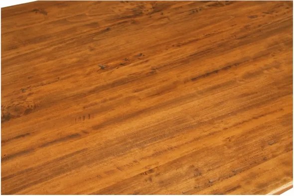 Masa extensibila, L160(290) 90 H80 cm, alb antic nuc antichizat, lemn masiv