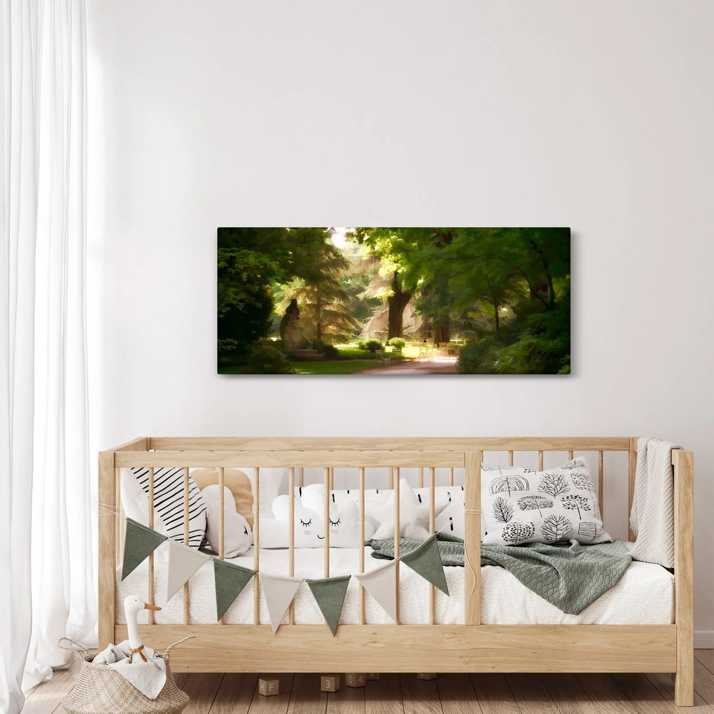Tablou cu parc (120x50 cm)