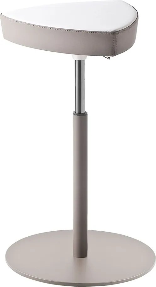 Kensho lemn masiv – Taburet pivotant cu baza rotunda Ø41 si piston pe gaz