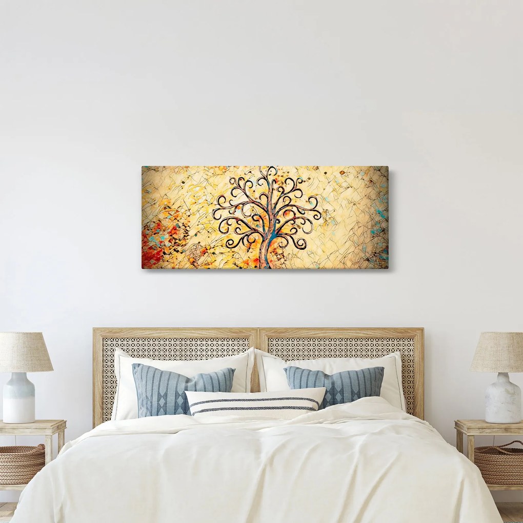 Tablou - Copacul vieții mozaic (120x50 cm)