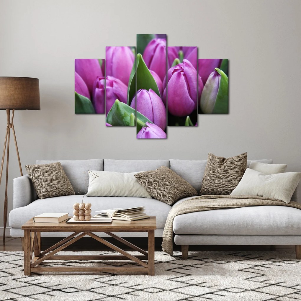 Tablou - florile lalelelor (150x105 cm)