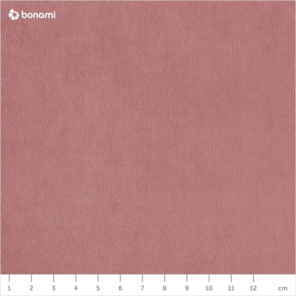 Colțar roz deschis extensibil cu tapițerie din catifea (cu colț pe partea stângă ) Sweet Harmony – Miuform