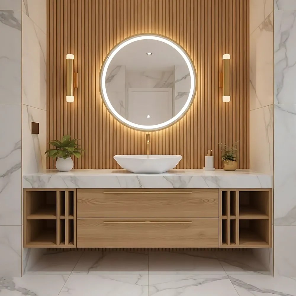 Lavoar pe blat BASARO EURUS alb