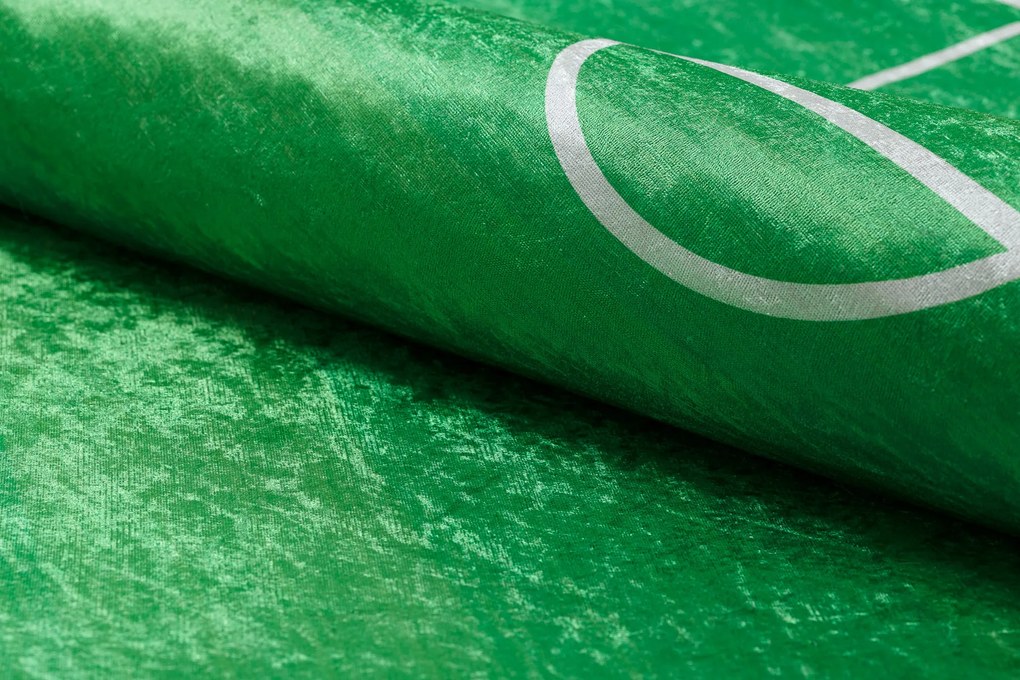 BAMBINO 9731 covor lavabil Teren, fotbal pentru copii anti-alunecare - verde