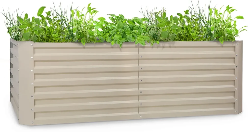 High Grow Straight, ghiveci ridicat, 200 x 60 x 100 cm, 1200 l, oțel