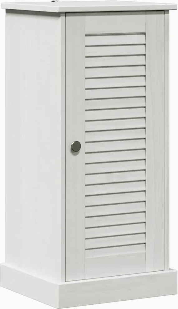 vidaXL Dulap de Baie cu raft VIGO Alb și Alb Antic 37,5 x 34 x 80 cm