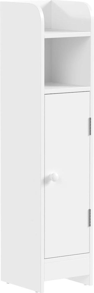 HOMCOM Dulap de Baie Îngust, Economisire de Spațiu, Alb | Aosom Romania