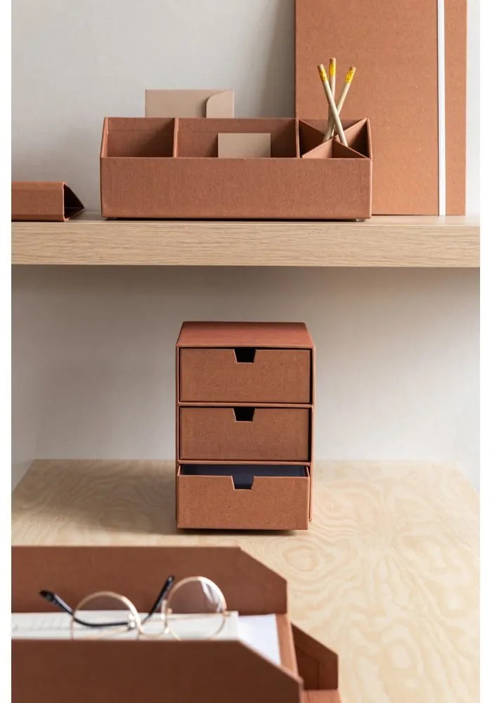 Organizator pentru sertar din carton Ingrid Restore Paper Laminate – Bigso