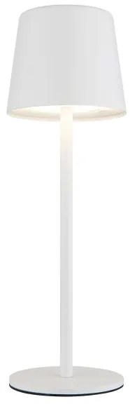 Globo 58482W-LED lampă birou LED 2W/5V 2200mAh IP44 albă, încărcare touch