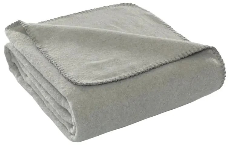 Pătură gri din polar, fleece 130x170 cm Brighton – Mijolnir
