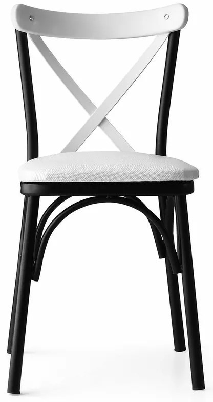 Set de scaune de sufragerie Ekol White, 4 buc.