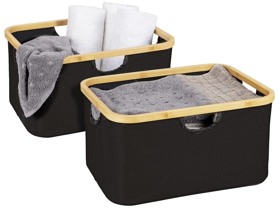 Coșuri de depozitare de depozitare 2 buc. din material textil Ecori – Wenko