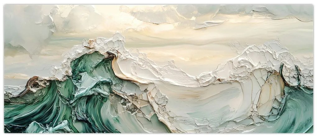 Tablou - Abstracție Marină 3D (120x50 cm)