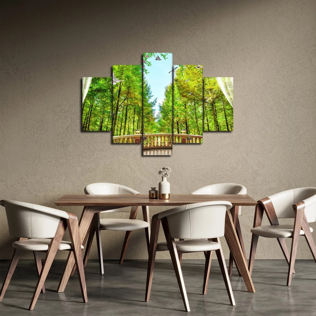 Tablou - Privire spre pădure (150x105 cm)