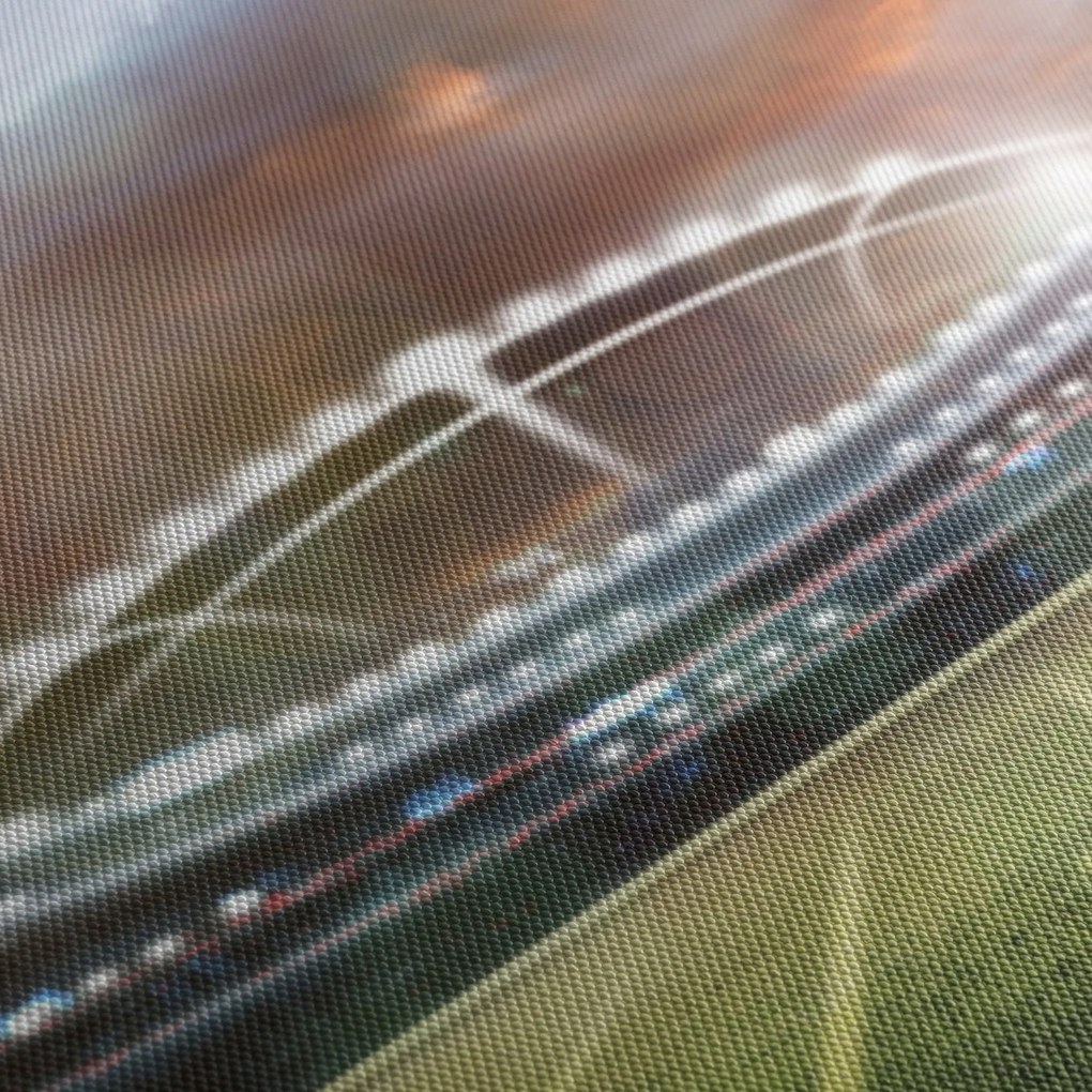 Tablou - Stadion (cu ceas) (90x30 cm)