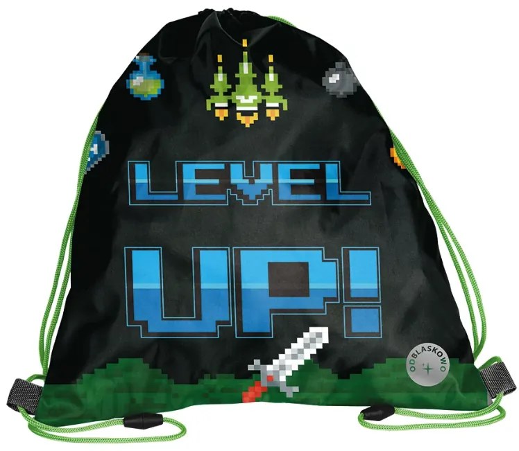 Set ghiozdan din 3 piese pentru băieți - Level Up!