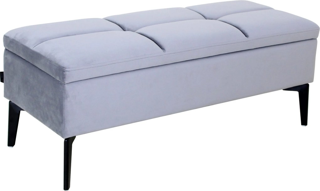 INOSIGN Bancuta cu spatiu de depozitare Galina gri 100/40/41 cm