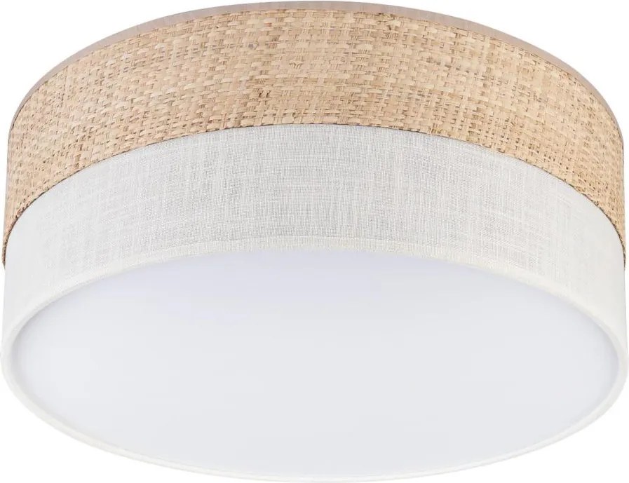 Plafonieră LED SIRJA BOHO, 20 W, 230 V, Ø 35 cm, bej/crem