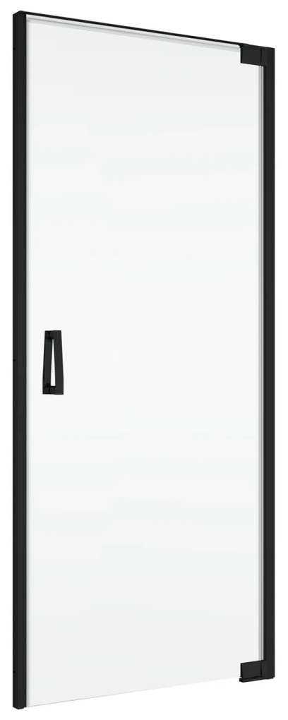 Usa batanta cu profil compensator, negru mat, 90 cm, instalare dreapta, Ronal Cadura 900 mm, Negru mat, Dreapta