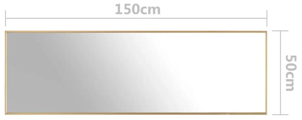 Oglinda, auriu, 150x50 cm 1, Auriu, 150 x 50 cm