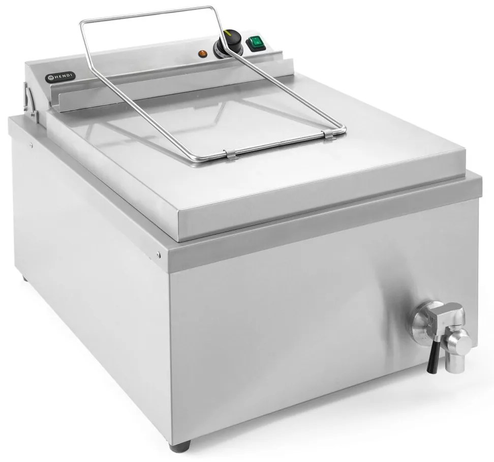 Friteuza electrica pentru gogosi, 12L, 3500W, 630x860x(h)360mm
