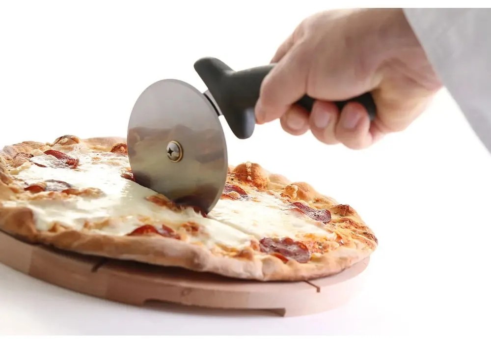 Cuțit cu rolă pentru pizza din oțel inoxidabil Hendi