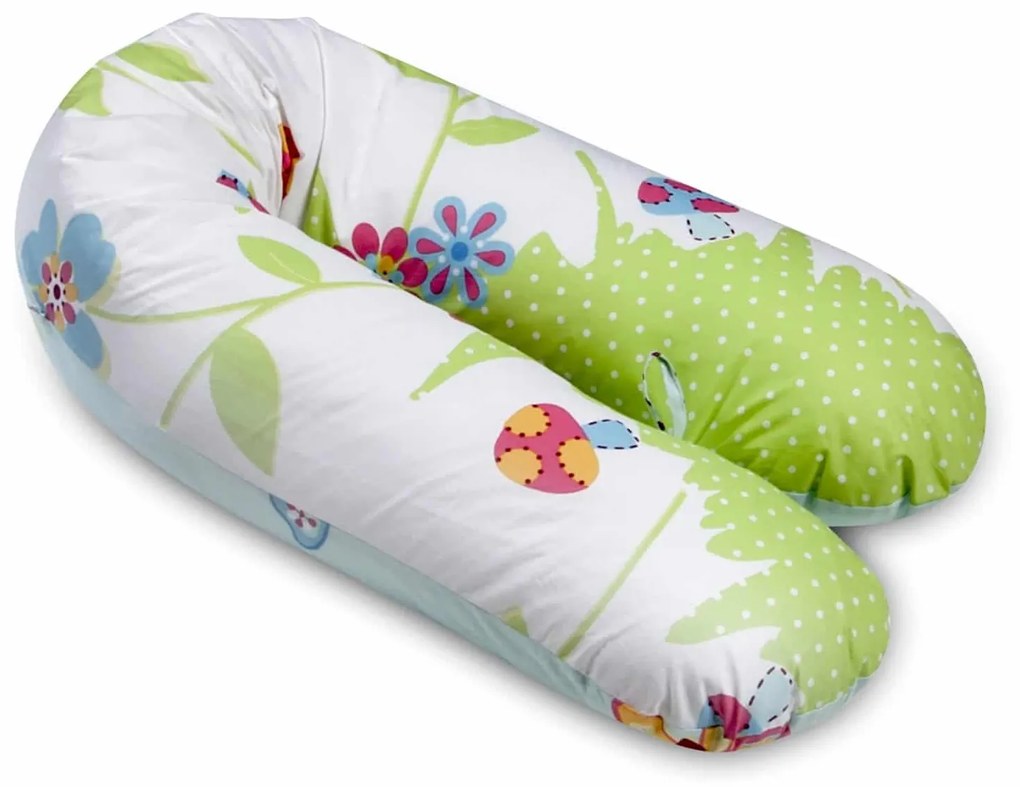 Perna 3 in 1: gravide, alaptat, suport bebe, model Fluturas