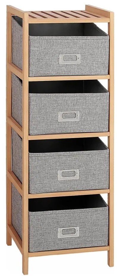 Raft cu polițe și cutii REG 83x28 cm, bej