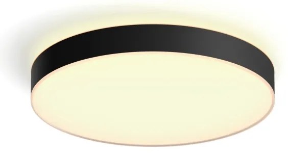 Philips Hue ENRAVE XL LED 48W 230V negru, plafonieră dimabilă + DO