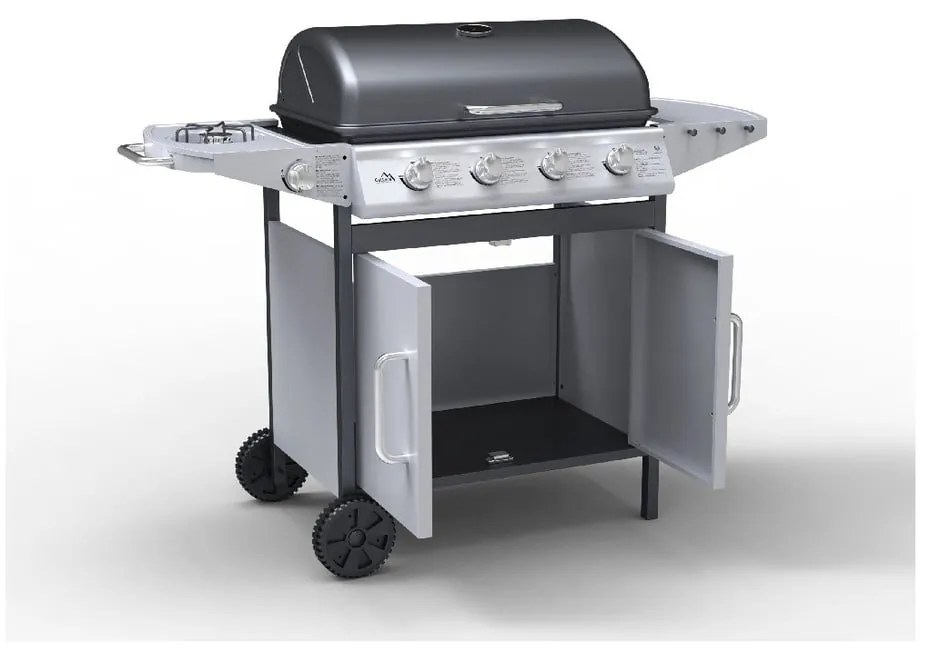 Grătar mobil de grădină pe gaz Cattara Master Chef Flame Tamer
