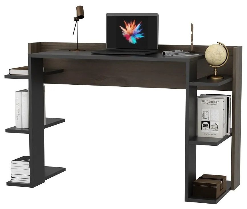 Masă PC Corenada (Nuc + negru). 1106624