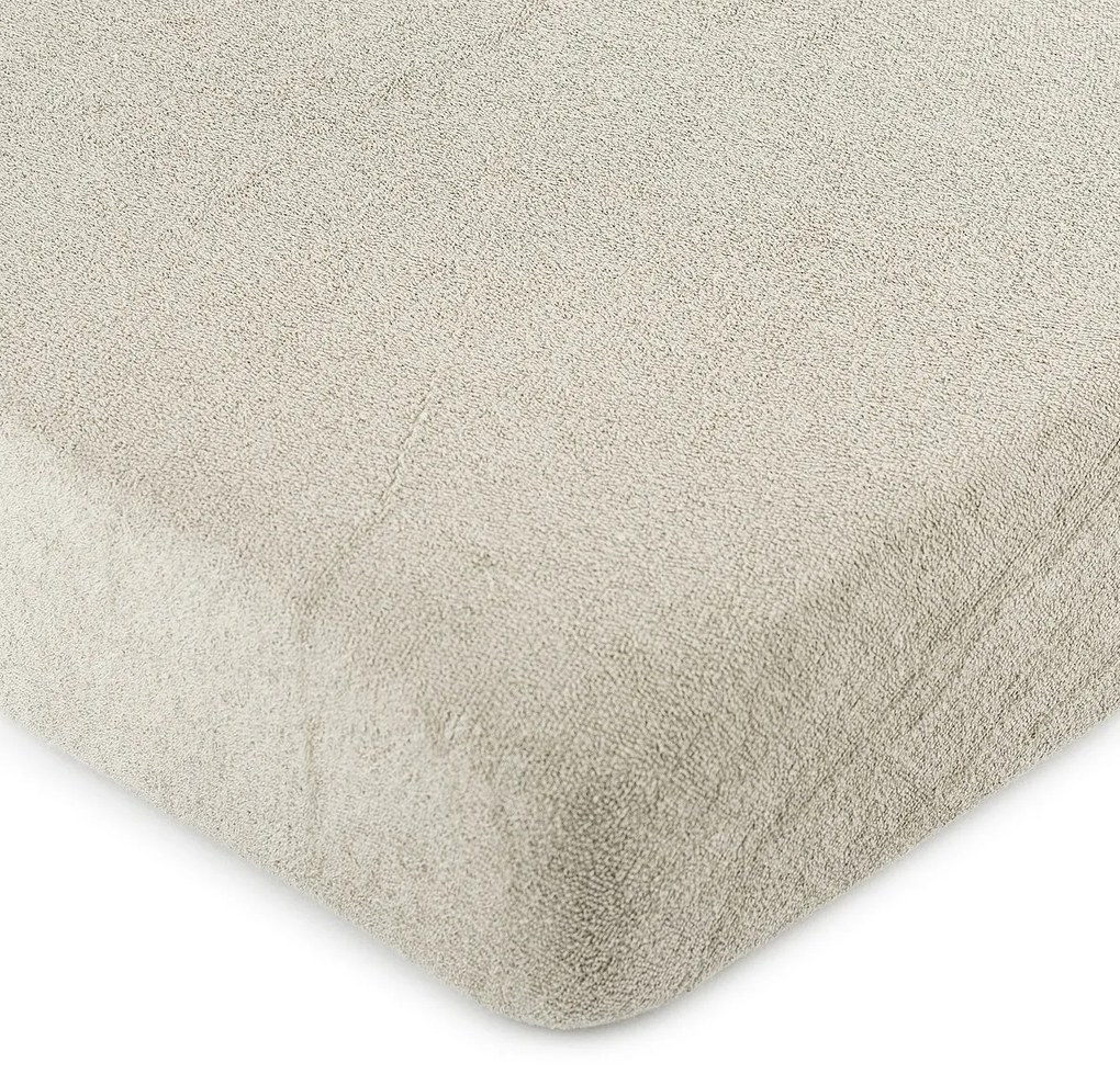 Cearșaf de pat 4Home, din bumbac fin, gri, 90 x 200 cm, 90 x 200 cm