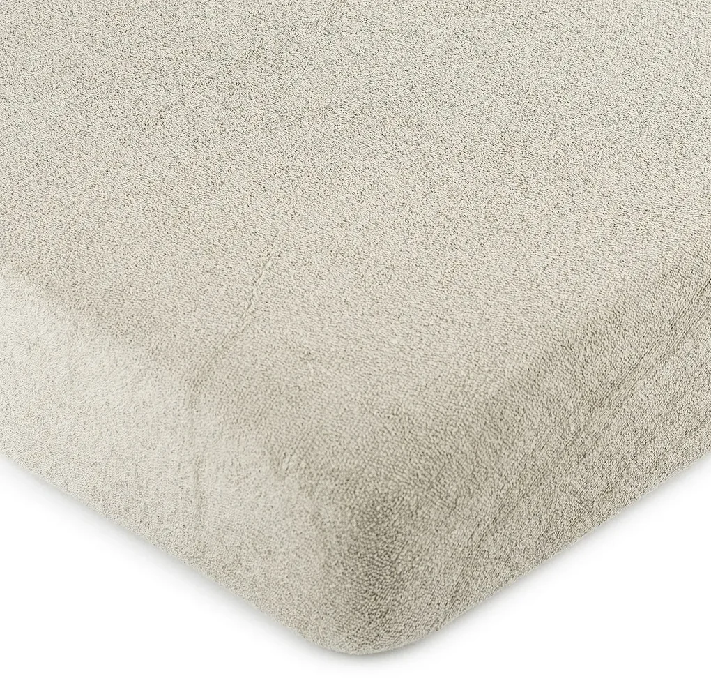 Cearșaf de pat 4Home, din bumbac fin, gri, 90 x 200 cm, 90 x 200 cm