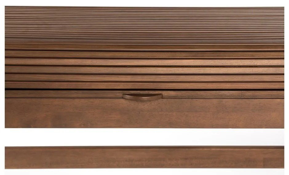 Birou cu blat rabatabil Zuiver Barbier, maro