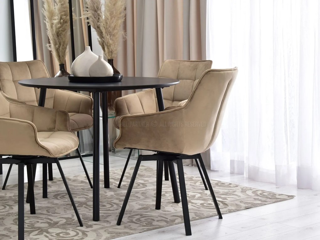 Scaun Aranbura (bej + negru). Promo -14%. 1110887