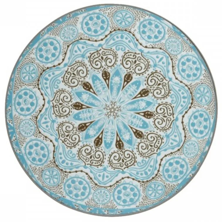 Suport pentru ghivece Blue, Decoris, 20x20x65 cm, fier