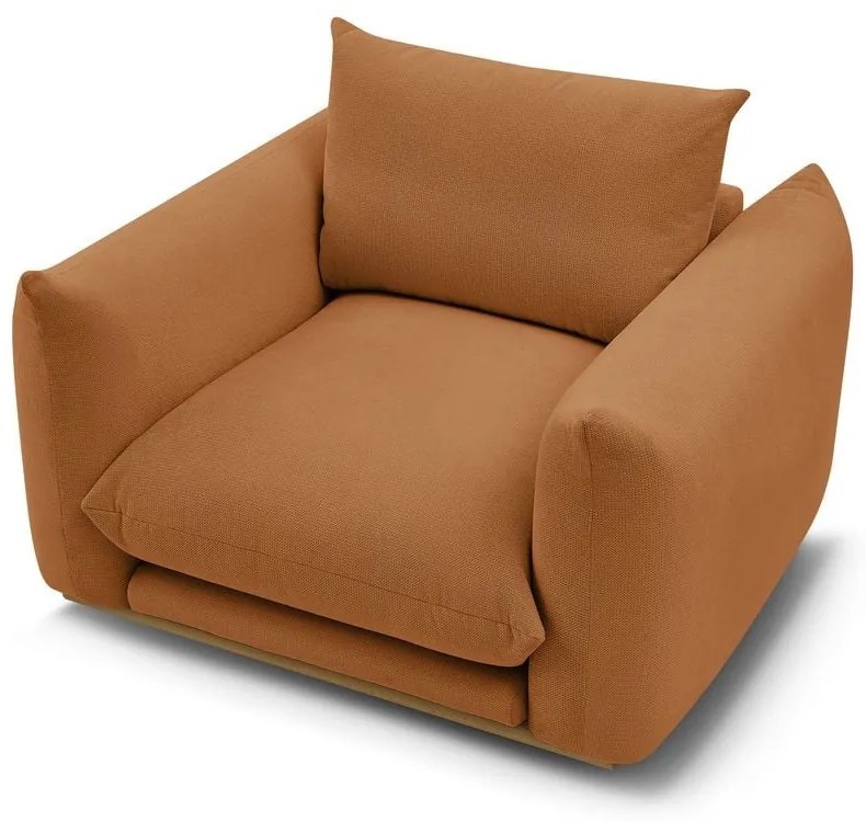 Fotoliu portocaliu Ernest – Bobochic Paris