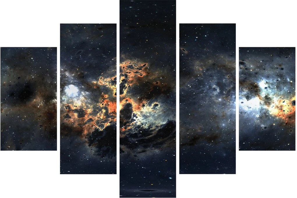 Tablou - Universul cu Nebula (150x105 cm)