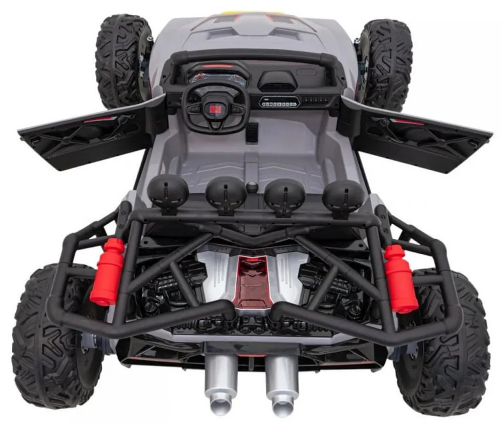 Masinuta Electrica cu acumulator pentru copii NOVOKIDS™ Buggy Maverick Racer S UTV, Cu 2 locuri, 3-12 ani, 24 V, Telecomanda, Max 50 kg, 3 Viteze,