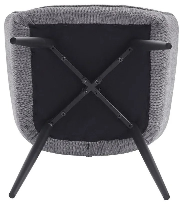 Fotoliu design Morkenus (Gri + Negru) . 1097103