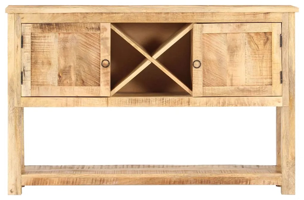 321788 vidaXL Servantă, 120 x 30 x 76 cm, lemn de mango nefinisat