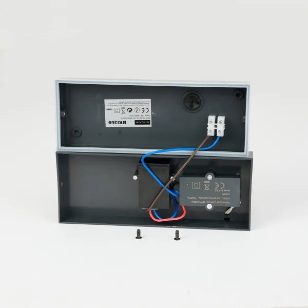 Brilagi-LED Aplica de perete exterior cu senzor TESSI LED/10W/230V antracit IP54