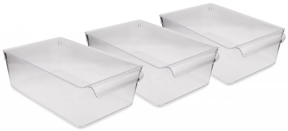 Set Organizatoare pentru Frigider, Transparent, 964FRM3413